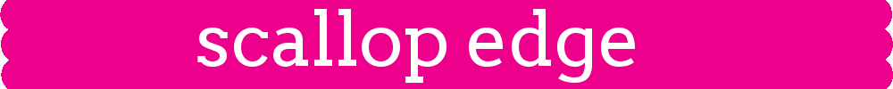 scalloped edge background in blogger