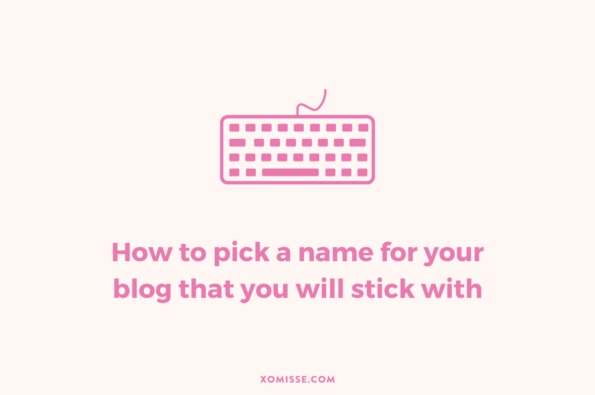 Choosing a name for your new blog or social media account