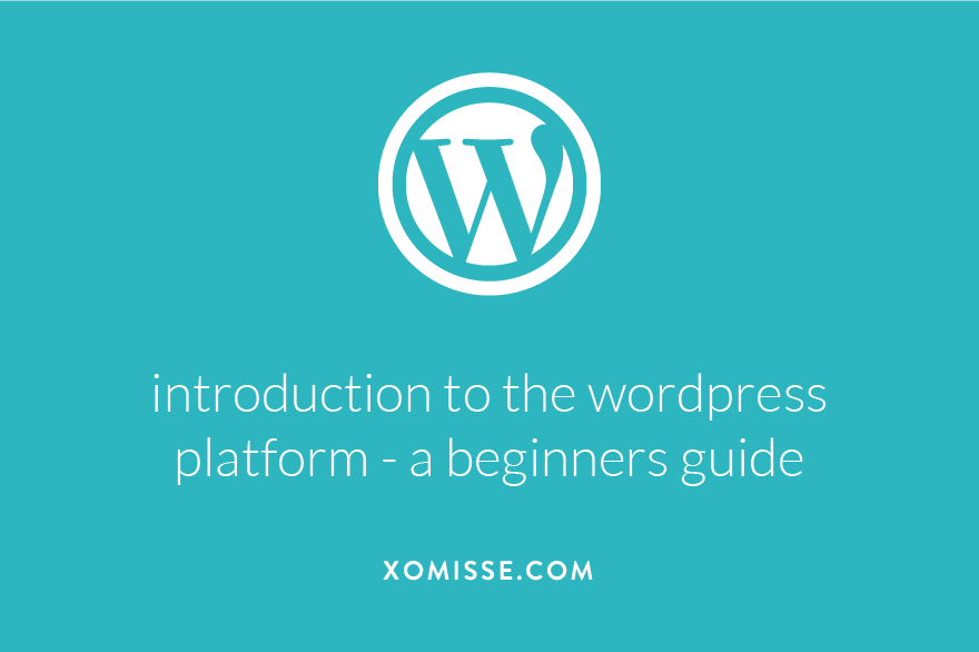 Introduction to the WordPress platform