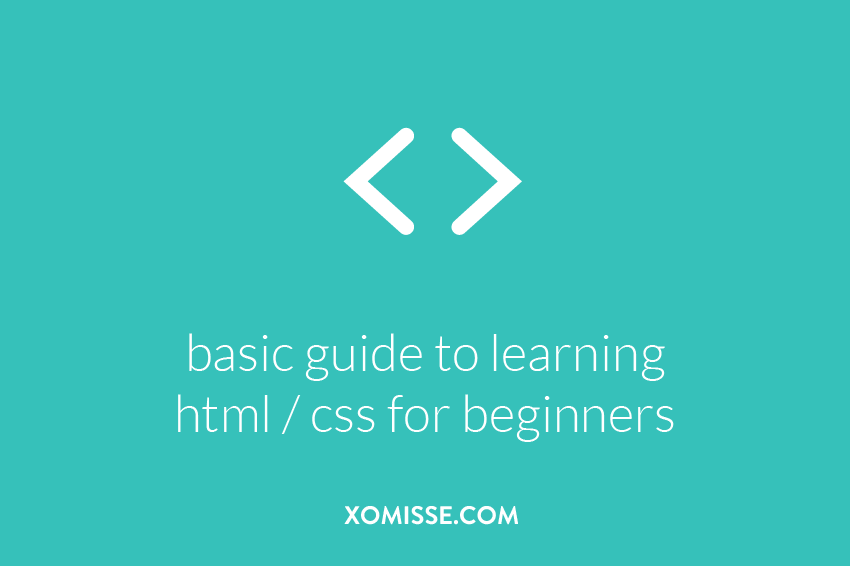 basic guide to learning html for beginners
