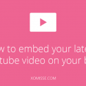 How to embed your latest youtube video on your blog