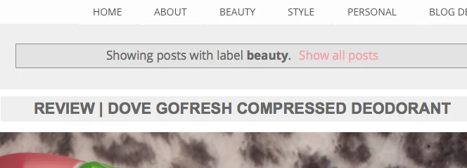 How to properly use labels as categories on Blogger