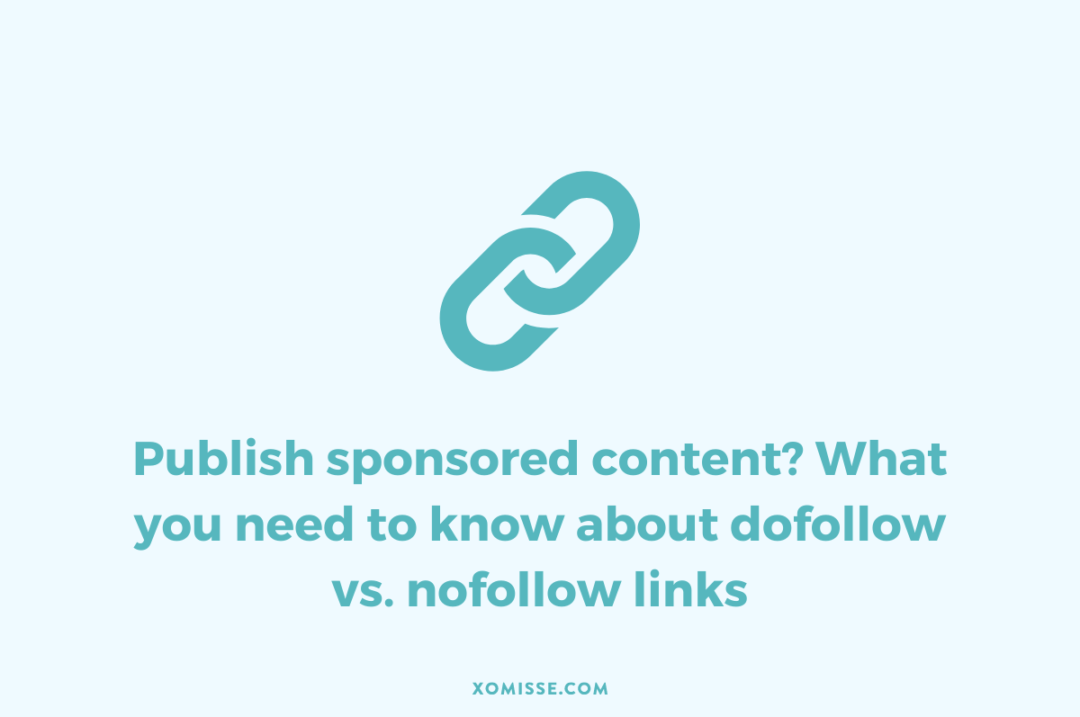 Understanding nofollow links - bloggers guide to SEO. Are you being paid or compensated for sponsored content, affiliation, ads or other links? Then you should be using NoFollow links.