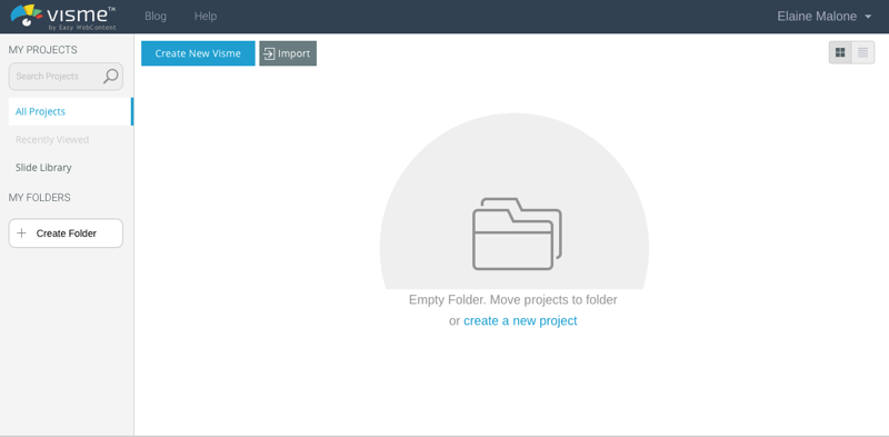 Using Visme to create presentations, graphics, ebooks and so on for your blog