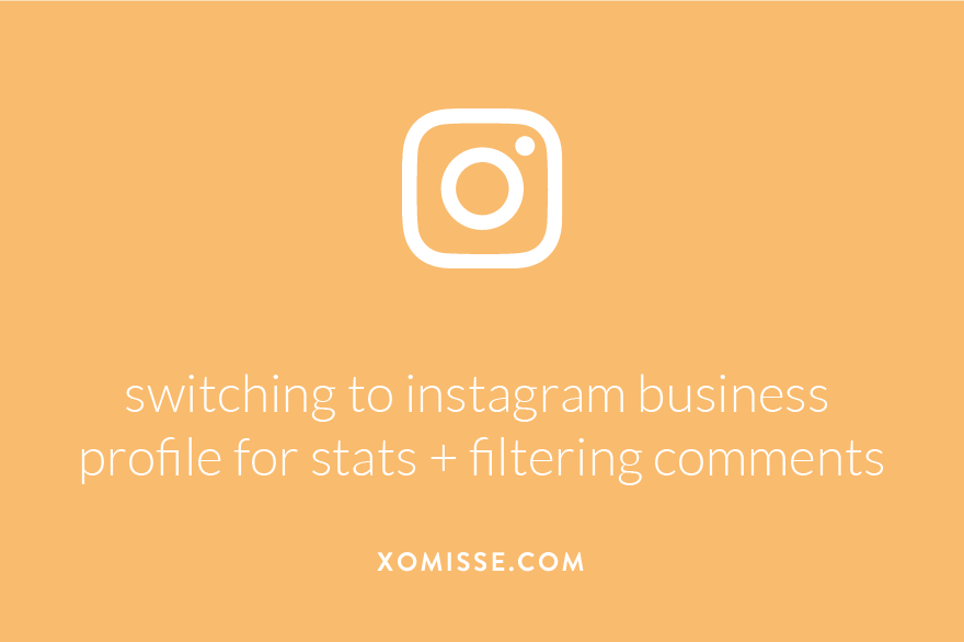 Switching to an Instagram Business Profile as a blogger, viewing Instagram stats and filtering your comments