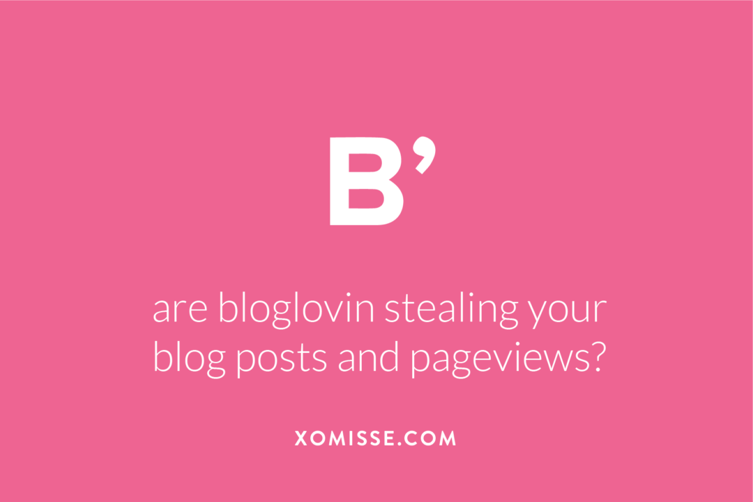 Bloglovin stealing page views and duplicating content