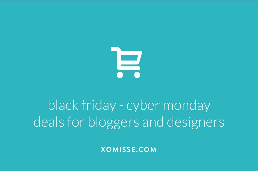 Black Friday, Small Business Saturday and Cyber Monday deals and discounts for bloggers, designers, developers and WordPress users
