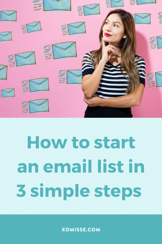 How to start an email list as a content creator